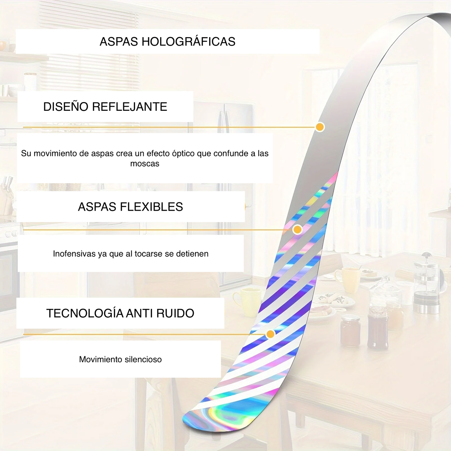Ventilador Repelente de Moscas - AirDefend™